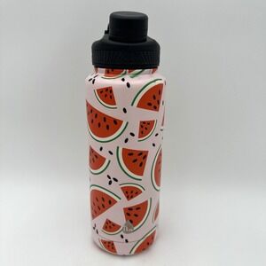 TAL Hydration 40oz Water Bottle Watermelon Print Insulated Stainless Steel